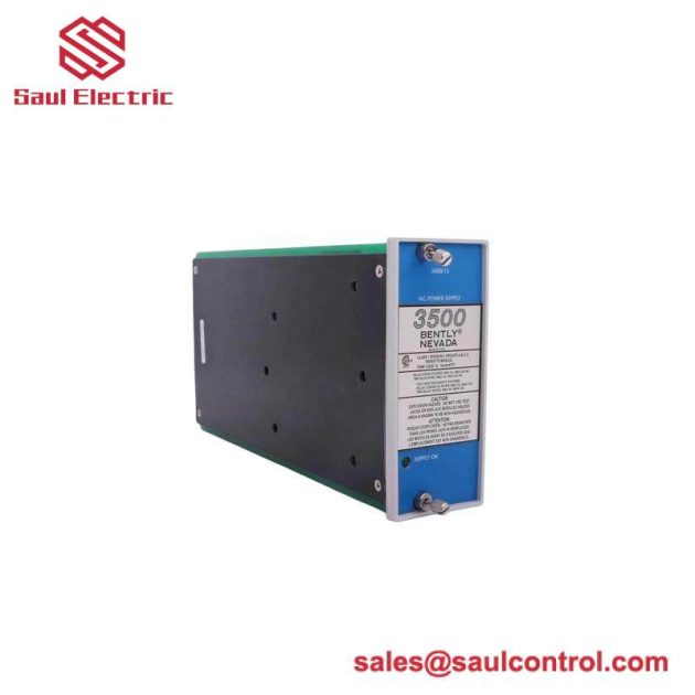 Bently Nevada 3500/15 AC 106M1079-01 Power Supply Module - Precision Control in Industrial Automation