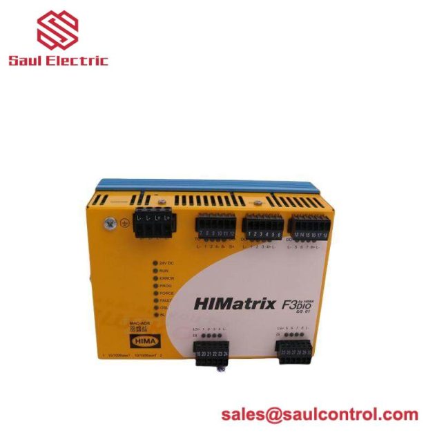 HIMA HIMatrix F60 PS 01 - Safety System Module for Industrial Control, 200 characters or less