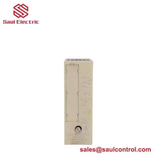 SIEMENS 6ES5470-8MC12 SIMATIC S5 470-8 Analog Current Output Module, 2 Channels, 4-20mA