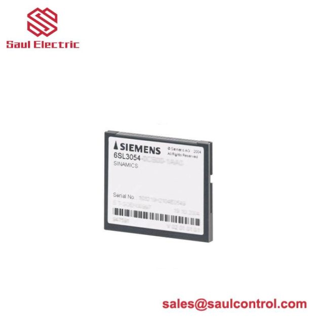 Siemens SINAMICS S120 CompactFlash card 6SL3054-0AA01-1AA0: Industrial Control System Module